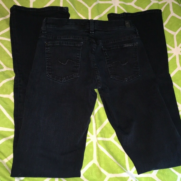 7 For All mankind Rocker Slim Boot Cut Jeans 26 - Picture 2 of 7